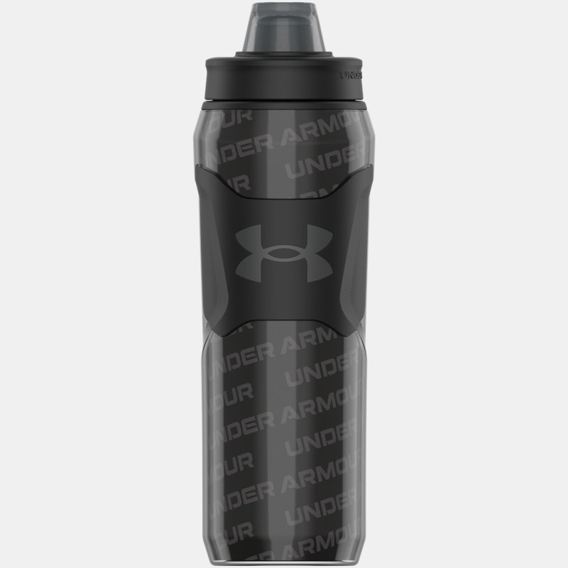 Under Armour  Playmaker Squeeze Insulated 28 oz. Water Bottle Black / Black / Black